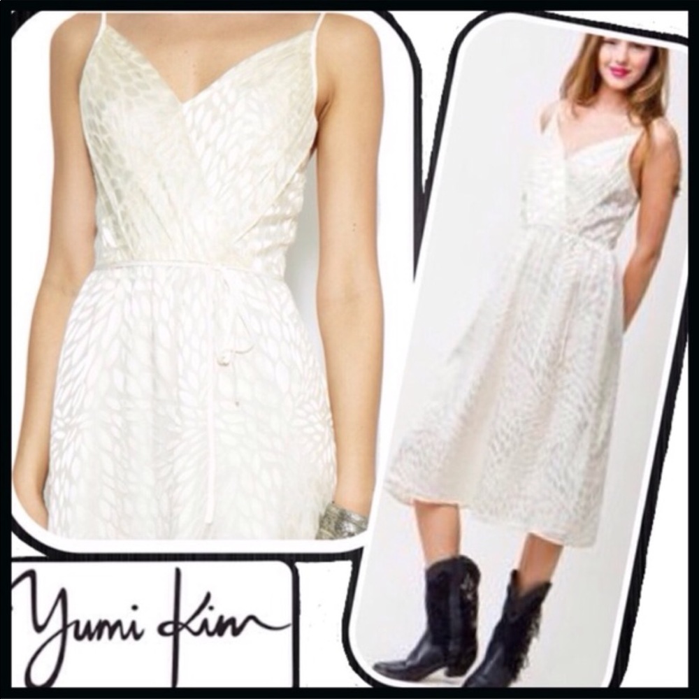 Cream Athena Yumi Kim dress